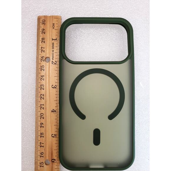 Supfine Phone Case for iPhone 17 Pro. Green. Shockproof Magnetic Protective Case - Picture 7 of 10